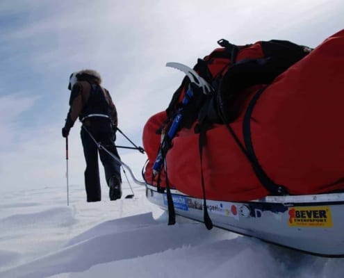 Manhauling op Groenland
