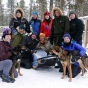 Het team tijdens de Arctic Grand Slam in Zweden Het team tijdens de Arctic Grand Slam in Zweden