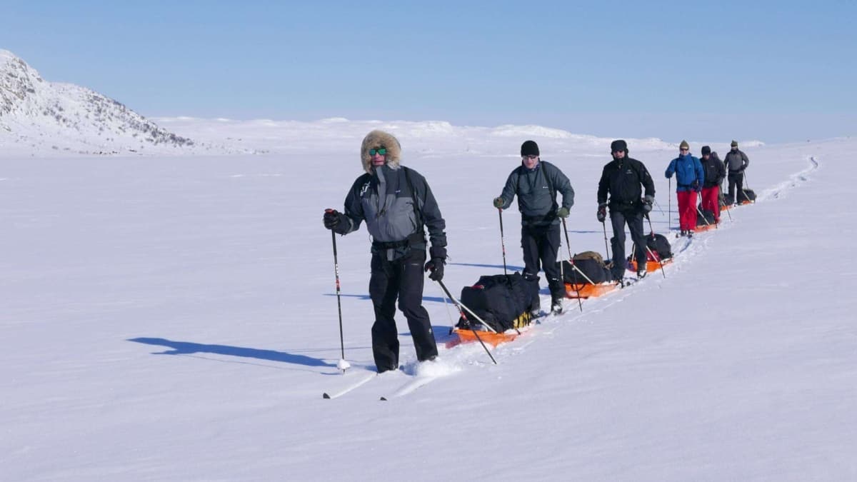 Heroes of Telemark on Hardangervidda Norway