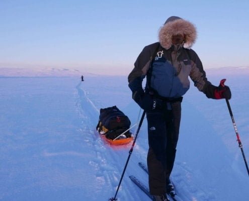 Heroes of Telemark on Hardangervidda Norway