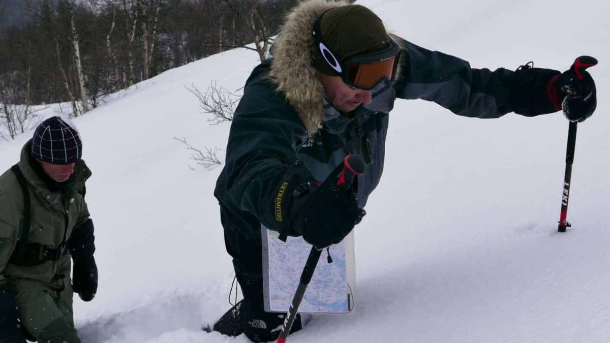 Plowing through the Snow in Hardangervidda