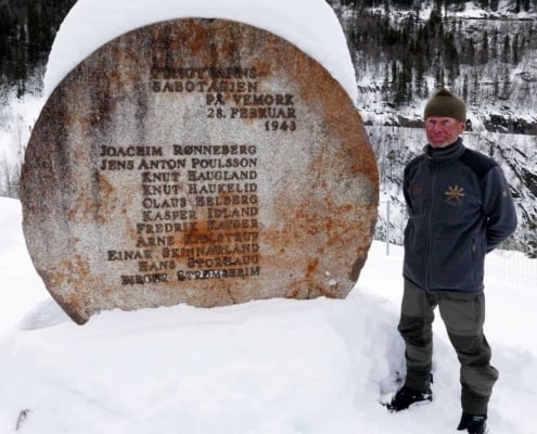 Memorial at the Heavy Water Factory in Vemork