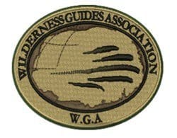 Logo van de WGA Wilderness guides association