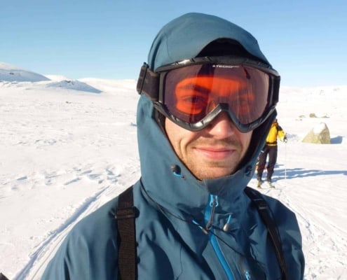 Luuk van Houdt in Noorwegen op de Hardangervidda