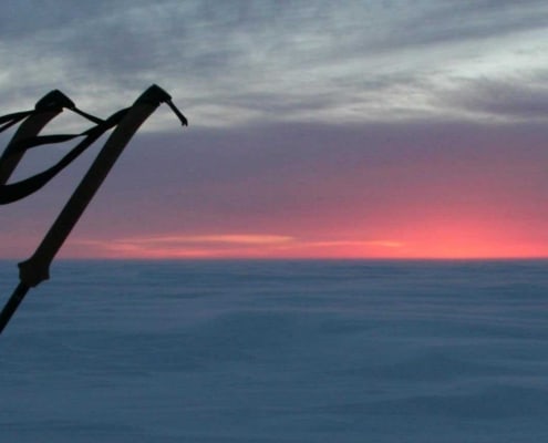 wind sunset banner Arctic Adventure's steps to sustainable business