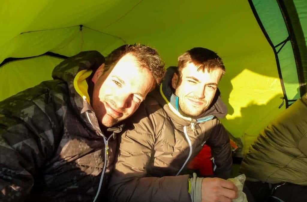 Remco Geerding en Luuk van Houdt in Noorwegen