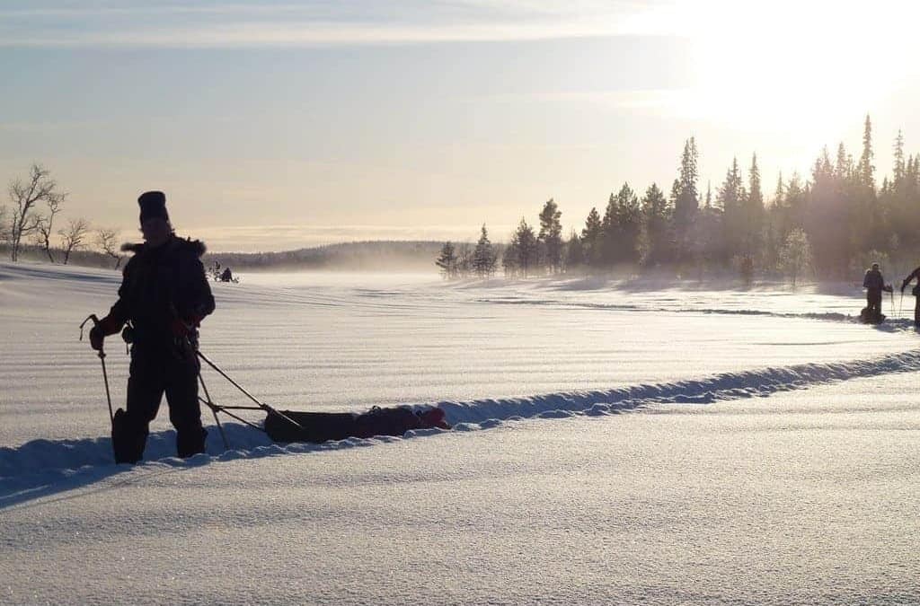 Winterse omstandigheden in Zweden