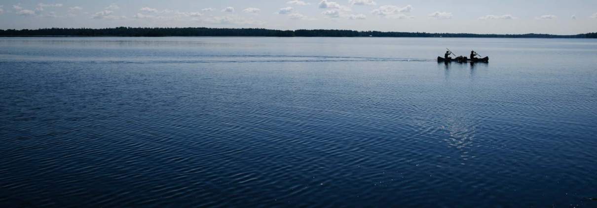 alexander hall paddling in a national park 6954 1 Last Minute Canoeing and Hiking Tour in Southern Sweden