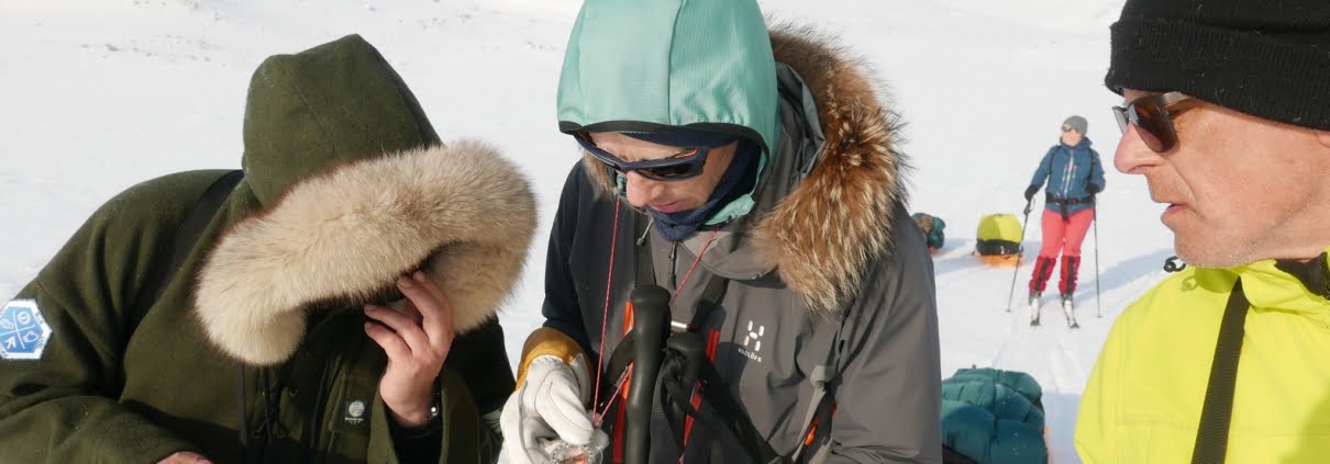 Navigeren op de Hardangervidda in Noorwegen