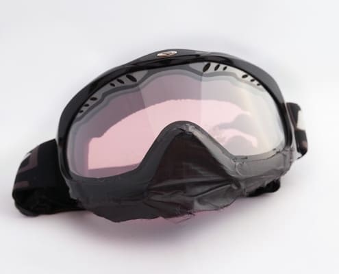Expedition ski goggles with modifications 8 Skibril met neusbescherming Expedition ski goggles with modifications