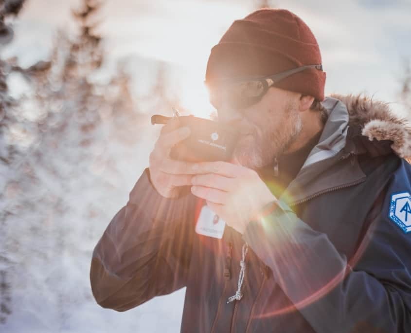 Henk-Jan Geel in Zweeds Lapland