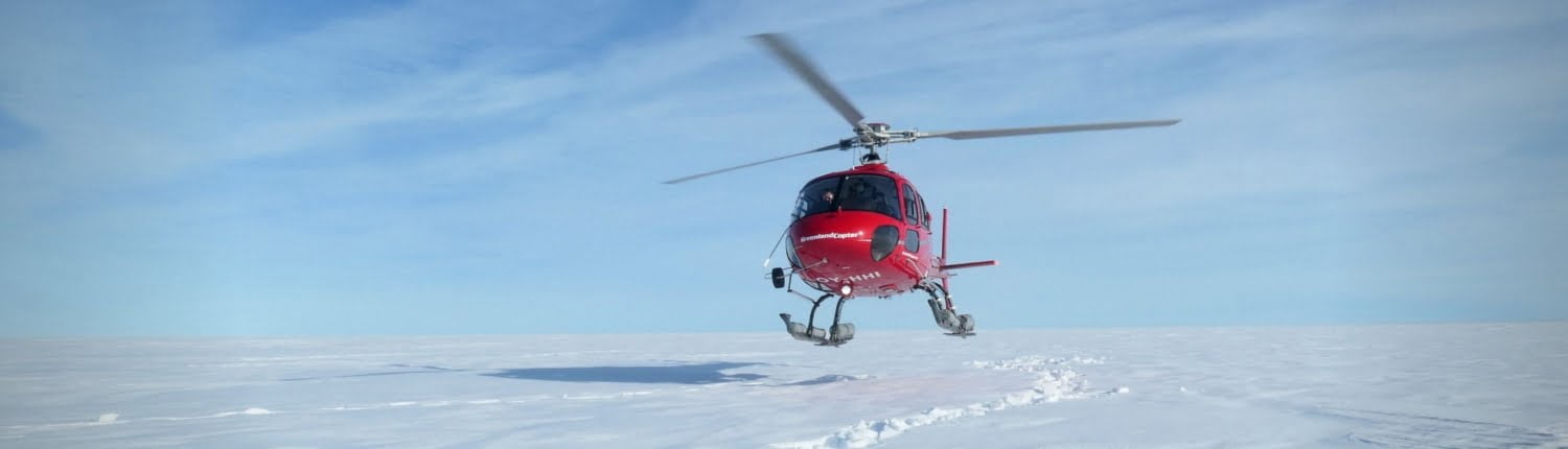 Helirescue op de Groenlandse IJskap