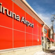 Kiruna Airport in Zweden