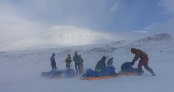 Kungsleden Winter Trail in Zweden KUNGSLEDEN WINTER TRAIL