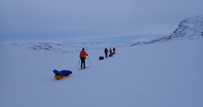 Kungsleden Winter Trail in Zweden 21 KUNGSLEDEN WINTER TRAIL